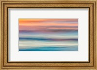 Abstract Of Sunset And Ocean,, Cape Disappointment State Park Fine Art Print