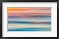 Abstract Of Sunset And Ocean,, Cape Disappointment State Park Fine Art Print