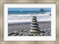 Stacked Beach Rocks, Washington State Fine Art Print