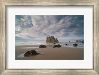Early Morning Mist And Sea Stacks On Second Beach Fine Art Print