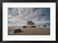 Early Morning Mist And Sea Stacks On Second Beach Fine Art Print