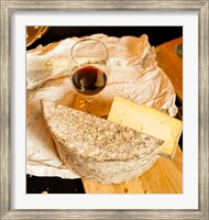 Wine And Artisanal Cheese Event At A Tasting Room Fine Art Print