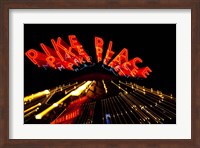 Pike Place Market At Night, Washington State Fine Art Print