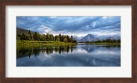 Oxbow Bend Of The Snake River, Panorama, Wyoming Fine Art Print