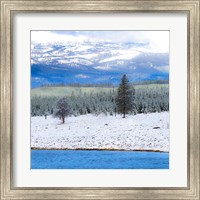 Yellowstone National Park In Winter, Wyoming Fine Art Print