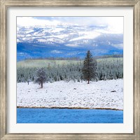 Yellowstone National Park In Winter, Wyoming Fine Art Print