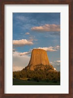 Devil's Tower National Monument At Sunset, Wyoming Fine Art Print