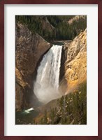 Lower Falls Of The Yellowstone, Lookout Point, Wyoming Fine Art Print