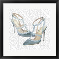 Must Have Fashion II Gray White Framed Print