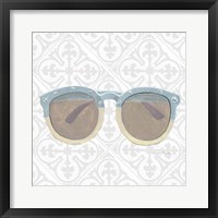Must Have Fashion I Gray White Framed Print