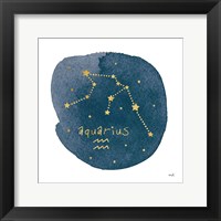 Horoscope Aquarius Framed Print