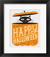 Festive Fright Cat Fine Art Print