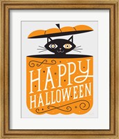 Festive Fright Cat Fine Art Print