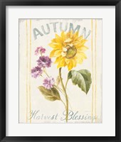 Floursack Autumn III Framed Print