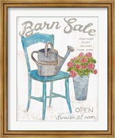 White Barn Flea Market II Fine Art Print