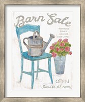 White Barn Flea Market II Fine Art Print