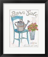 White Barn Flea Market II Fine Art Print