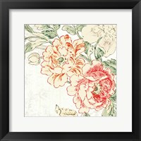 Cottage Roses V Framed Print
