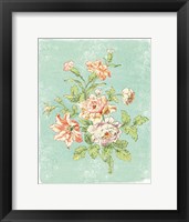 Cottage Roses IX Bright Framed Print