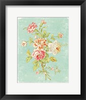 Cottage Roses VIII Bright Framed Print
