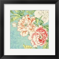 Cottage Roses V Bright Framed Print