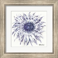 Blue Sunflower Fine Art Print