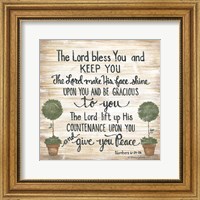 The Lord Bless You Fine Art Print