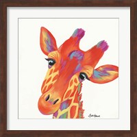 Cheery Giraffe Fine Art Print