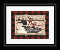 Plaid and Loon Fine Art Print