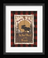 Plaid Moose Fine Art Print