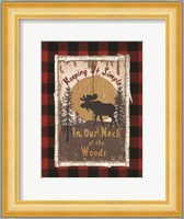 Plaid Moose Fine Art Print