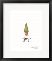Little Joy Topiary Framed Print