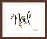 Noel with Berries Fine Art Print