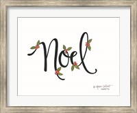 Noel with Berries Fine Art Print
