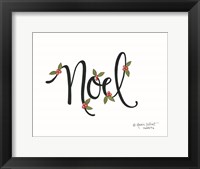 Noel with Berries Fine Art Print