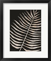Palm Frond Wood Grain I Framed Print