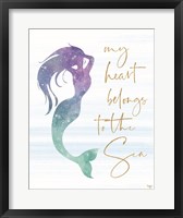 My Heart Belongs to the Sea Fine Art Print