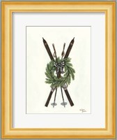 Vintage Winter Skis Fine Art Print