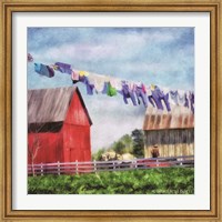 Clothesline Farm Fine Art Print