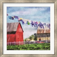 Clothesline Farm Fine Art Print
