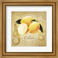 Vintage Lemons Citron Fine Art Print