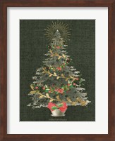 Burlap Christmas Tree Fine Art Print