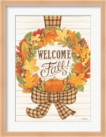 Welcome Fall Wreath Fine Art Print