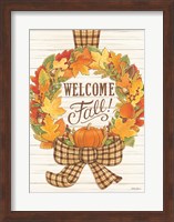 Welcome Fall Wreath Fine Art Print