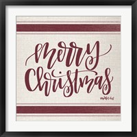 Merry Christmas Fine Art Print