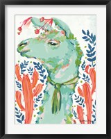 Llama in the Desert Fine Art Print
