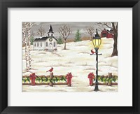 Christmas Lamppost Fine Art Print