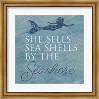 She Sells Seashells Fine Art Print