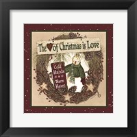 The Heart of Christmas Wreath Fine Art Print