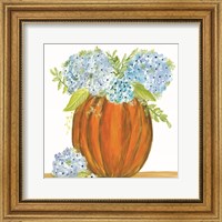 Pumpkin Full of Hydrangeas Fine Art Print